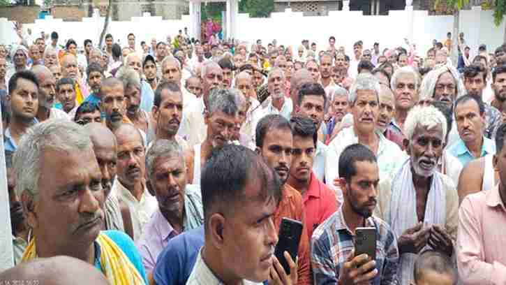 protest for irregularities and demands of bihar land survey